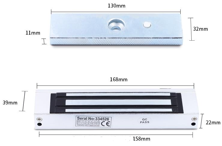 X-Guards 180 single open magnetic lock