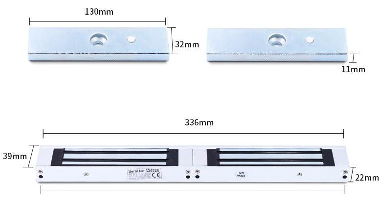 X-Guards 180 Double Open Magnetic Lock