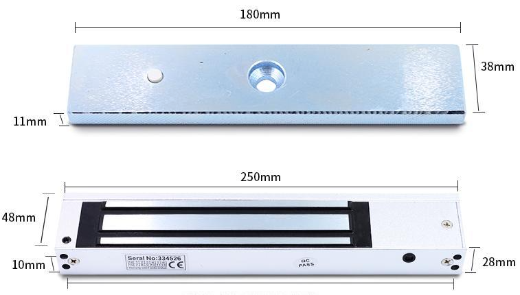 X-Guards 280 single open magnetic lock